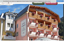 Tablet Screenshot of hotelcoronapinzolo.it